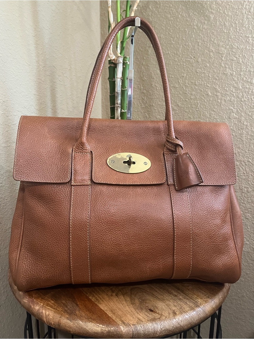 MULBERRY BAYSWATER IN OAK NVT LEATHER
